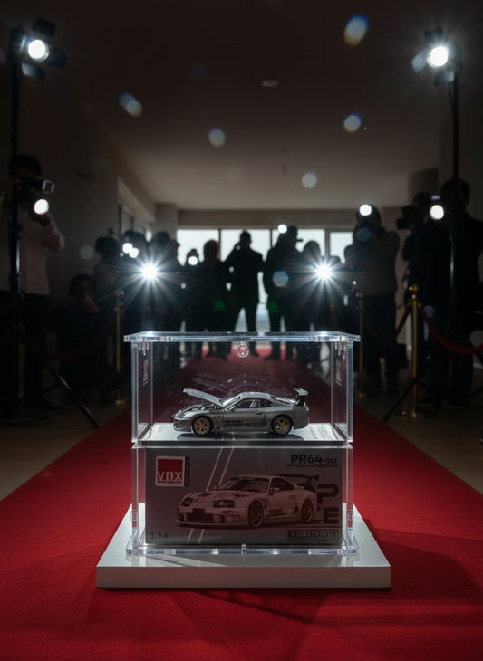 POP RACE - 2-Tier Acrylic Display Case