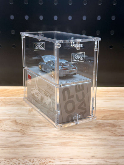 POP RACE - 2-Tier Acrylic Display Case