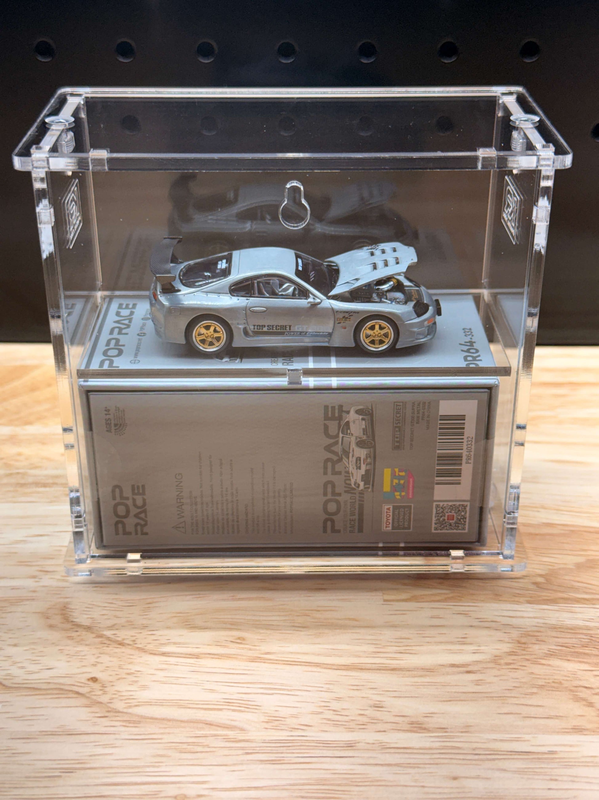 POP RACE - 2-Tier Acrylic Display Case