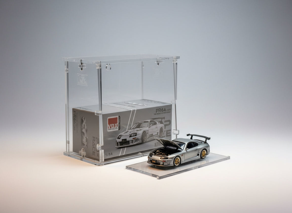 POP RACE - 2-Tier Acrylic Display Case