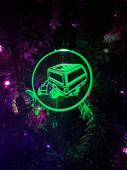 Personalized RGB LED Christmas Ornament