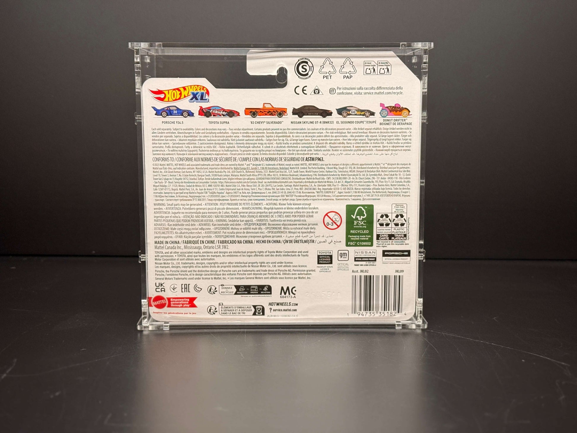 Hot Wheels XL Acrylic Display