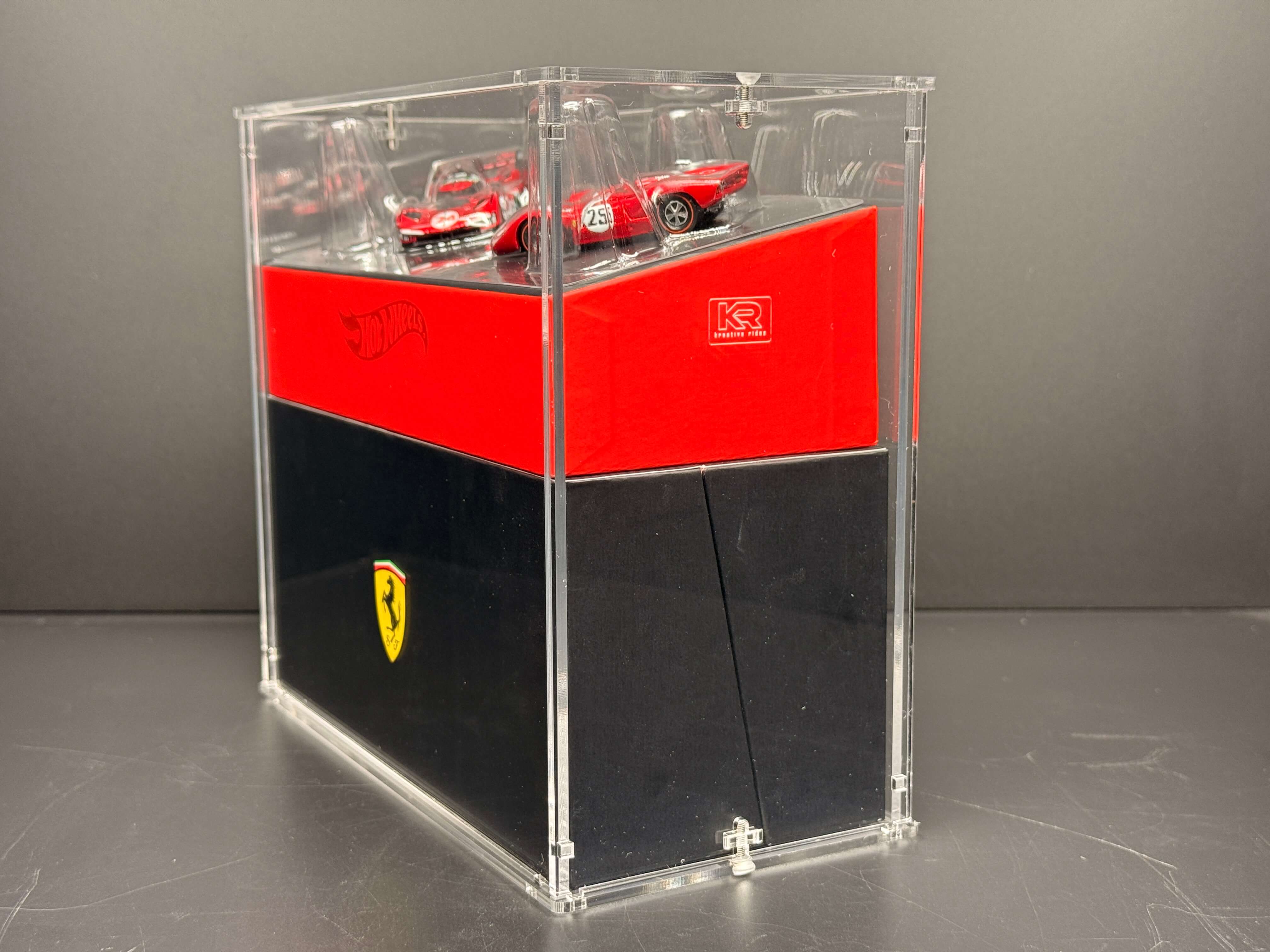 Hot Wheels x Ferrari Heritage Set Display Case | Premium Acrylic