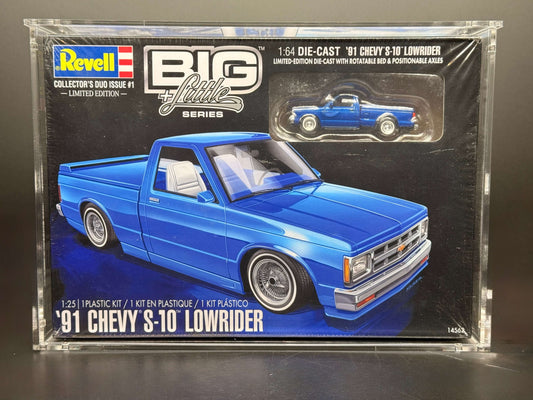 Revell BIG+Little Series 91' CHEVY S-10 LOWRIDER 1:25 Model Kit Acrylic Display Case
