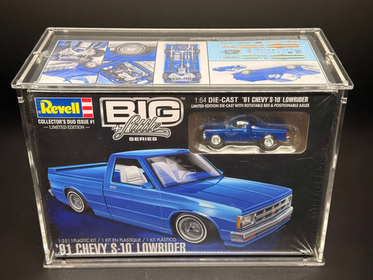 Revell BIG+Little Series 91' CHEVY S-10 LOWRIDER 1:25 Model Kit Acrylic Display Case