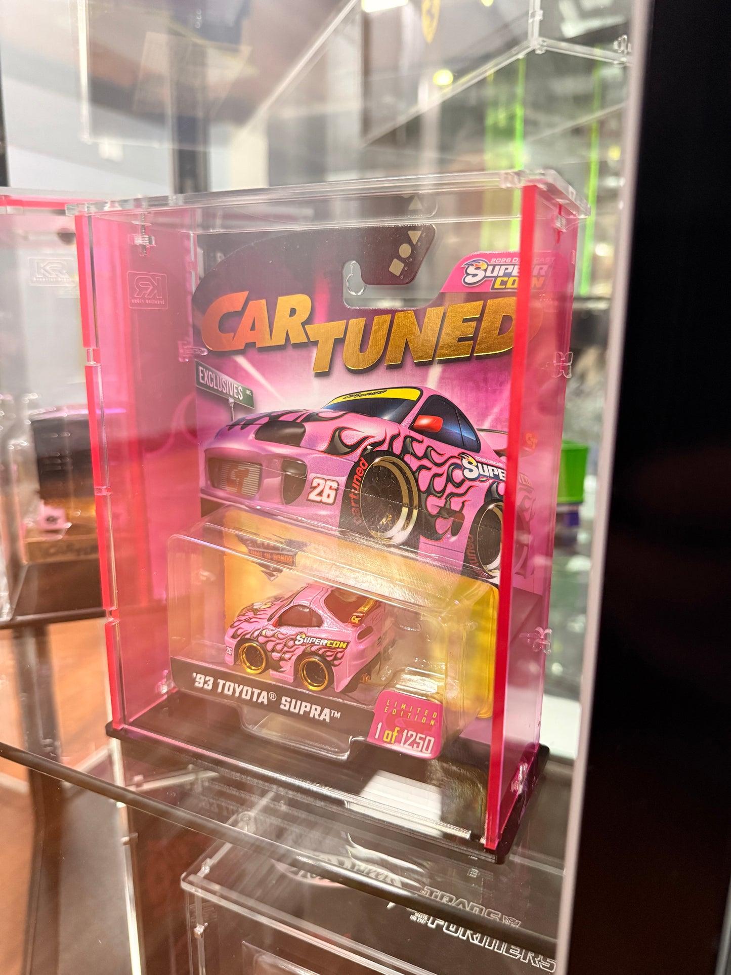 Car Tuned 2026 SuperCon Supra Display Case