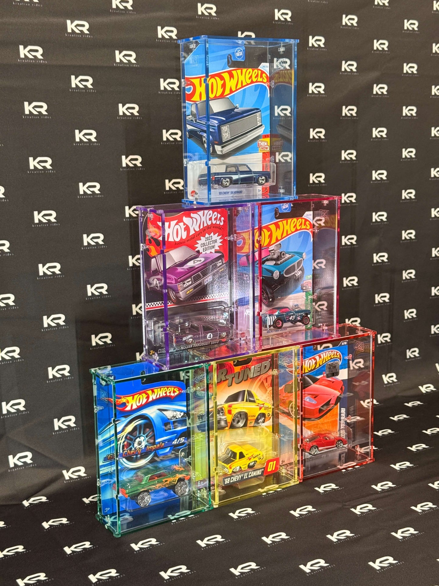 Edge Glow Acrylic Display | Hot Wheels RLC Mainline Matchbox Car Tuned