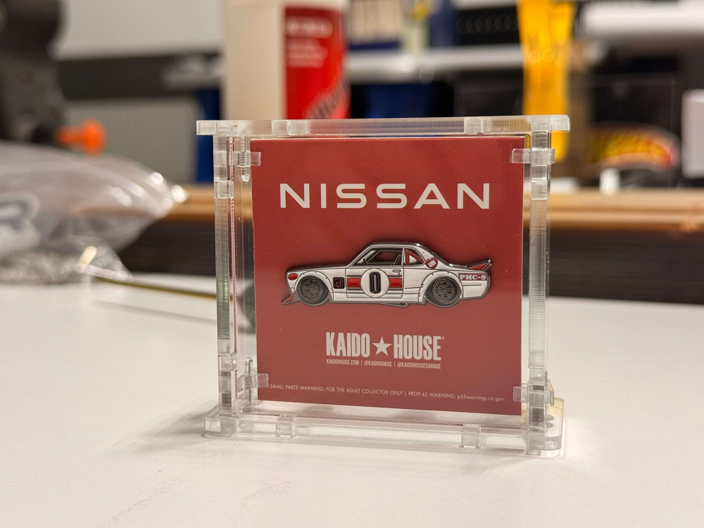 KAIDO HOUSE OFFSET Enamel Pin Display Case (Clear Edition)
