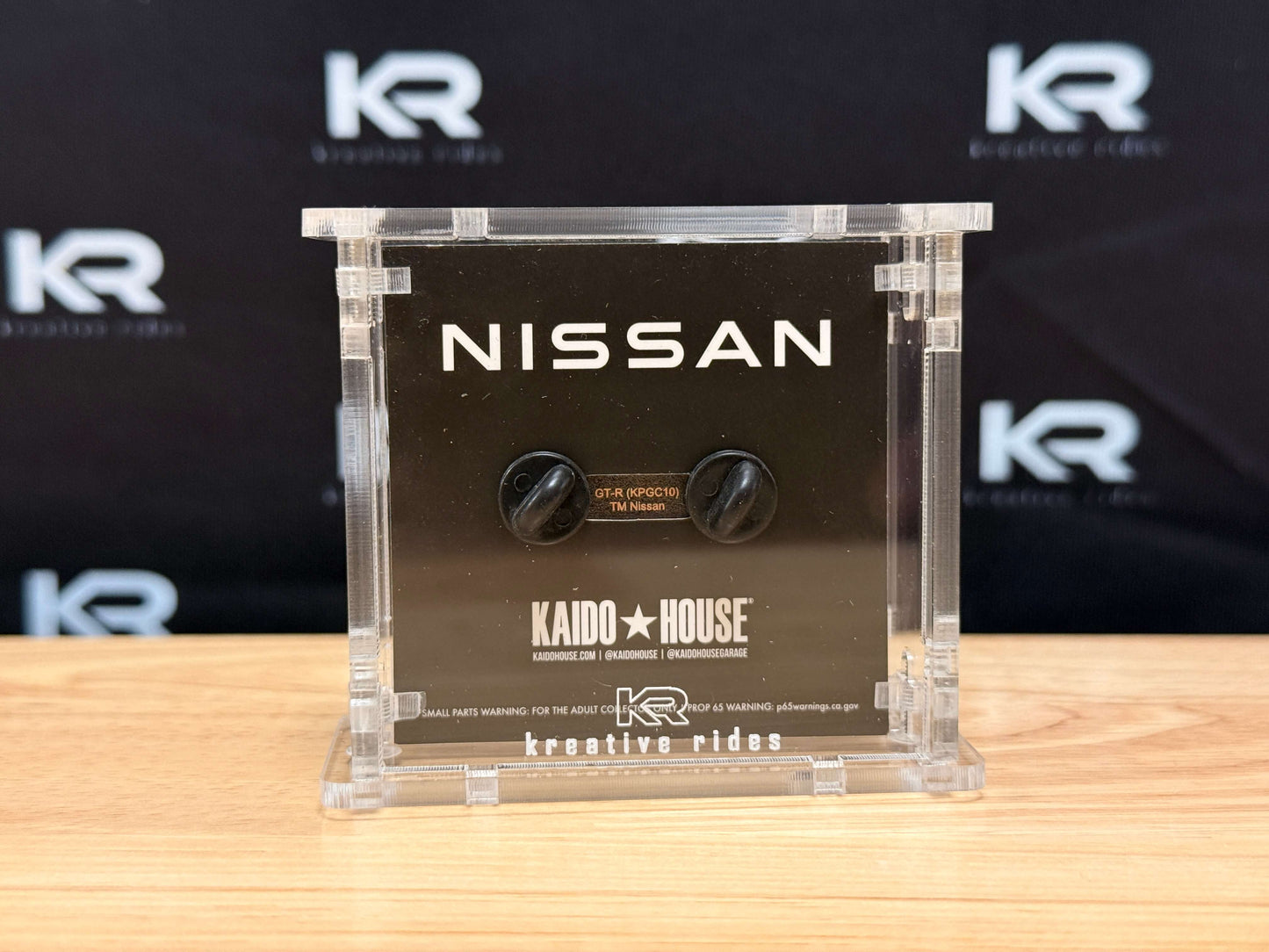 KAIDO HOUSE OFFSET Enamel Pin Display Case (Clear Edition)