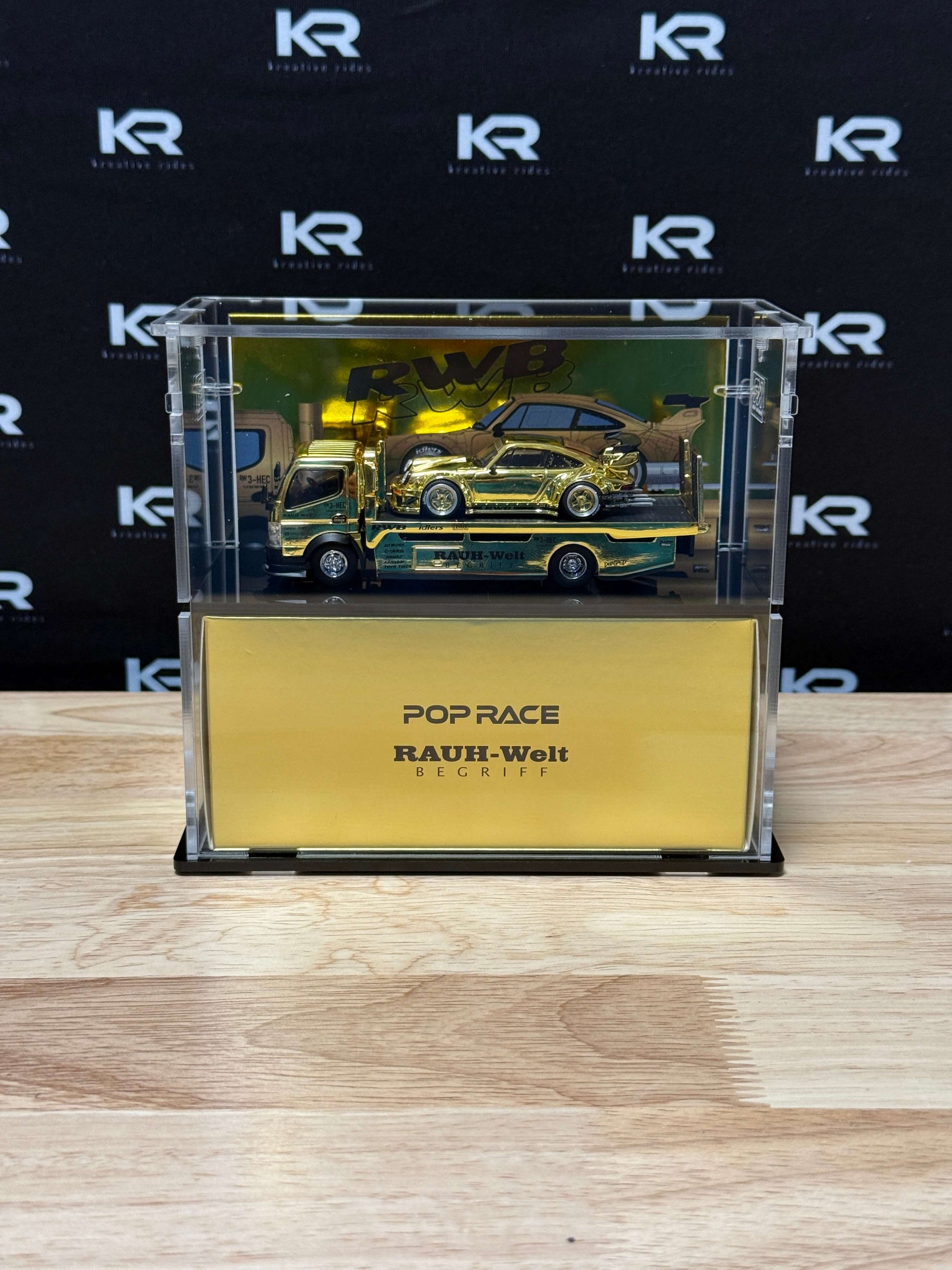 POP RACE - Transport Hauler 2-Tier Acrylic Display Case
