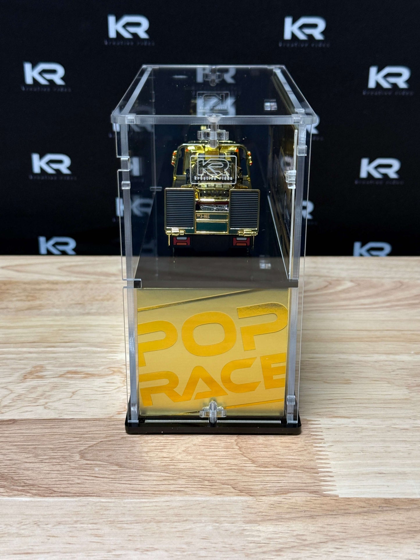 POP RACE - Transport Hauler 2-Tier Acrylic Display Case