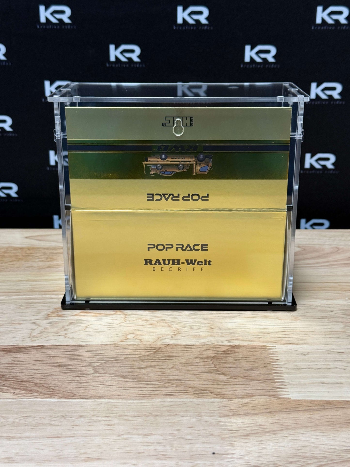 POP RACE - Transport Hauler 2-Tier Acrylic Display Case
