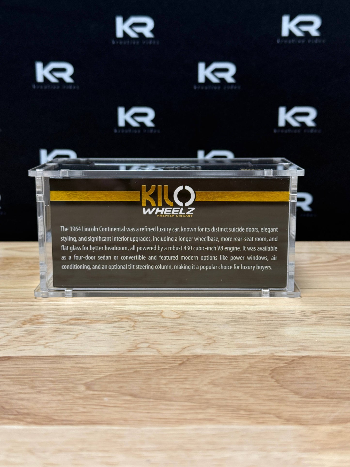 KILO WHEELZ Acrylic Display Case