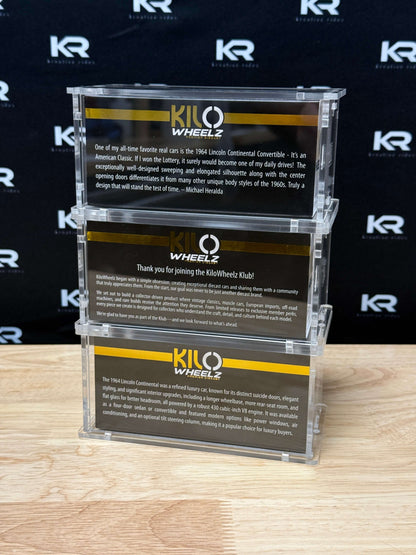 KILO WHEELZ Acrylic Display Case