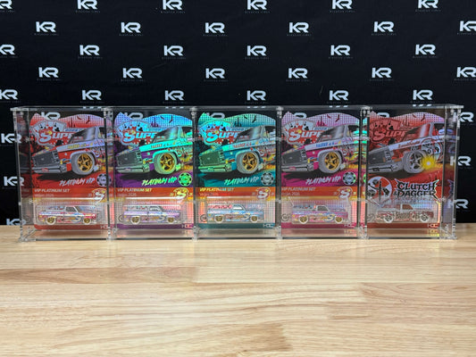 5 Pack Acrylic Display Case for Hot Wheels Mainline | RLC