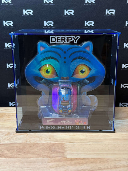 Acrylic Display Case for Hot Wheels Derpy Porsche 911 GT3 R