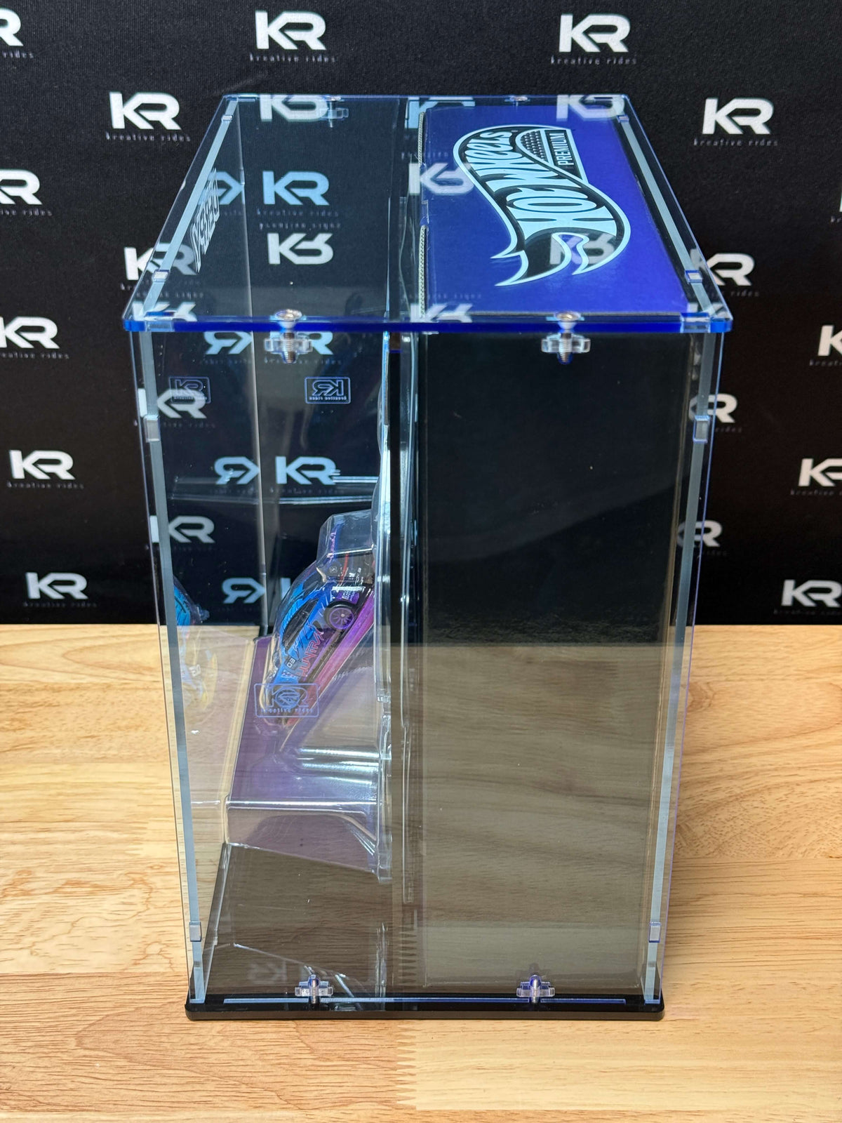 Acrylic Display Case for Hot Wheels Derpy Porsche 911 GT3 R
