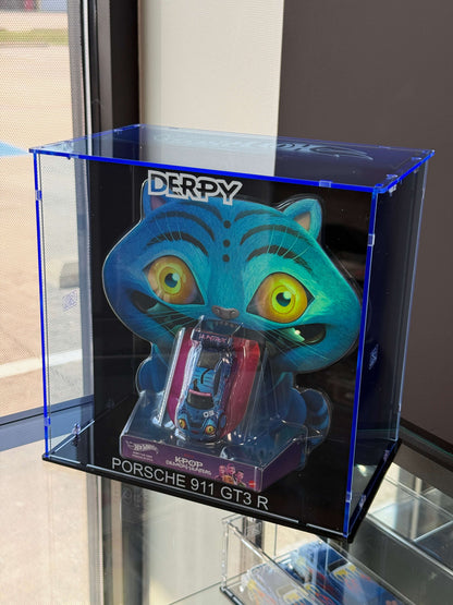 Acrylic Display Case for Hot Wheels Derpy Porsche 911 GT3 R