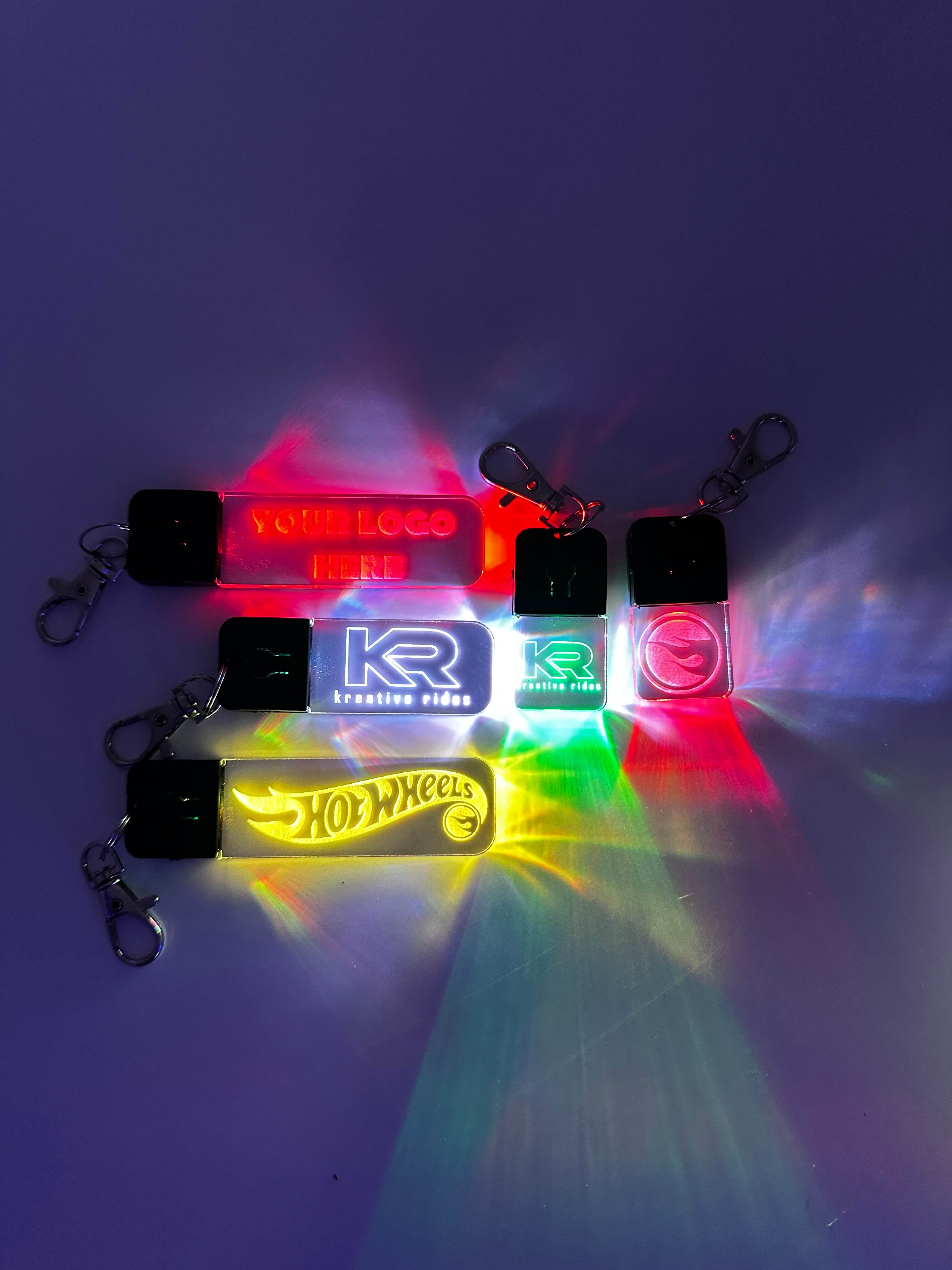 Red Led Keychain LED Keychain – Kreative Rides