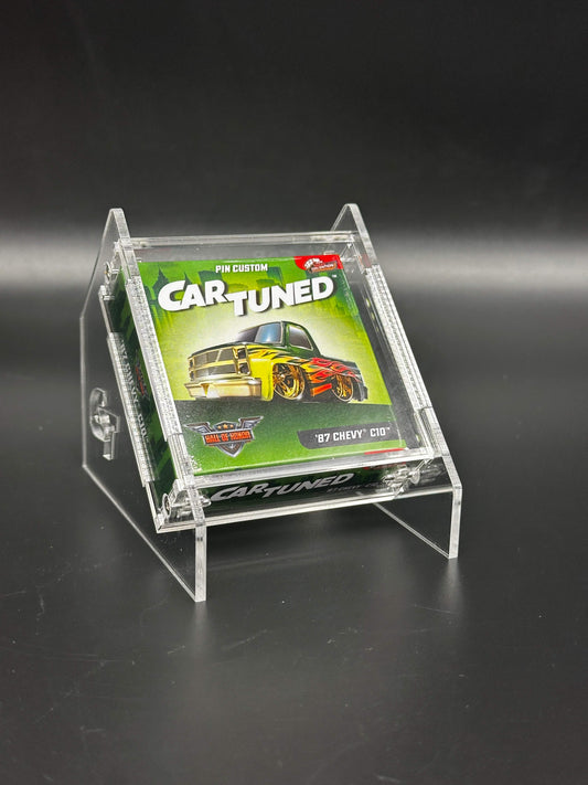 Car Tuned Dinner Custom Pin Acrylic Display