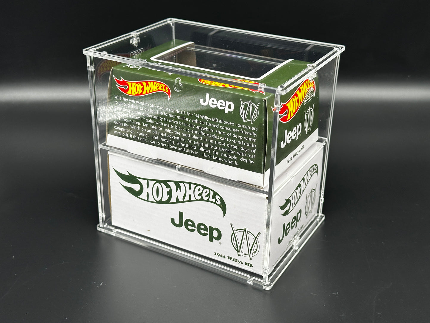 Hot Wheels RLC Big Box 2-Tier Diecast Acrylic Display