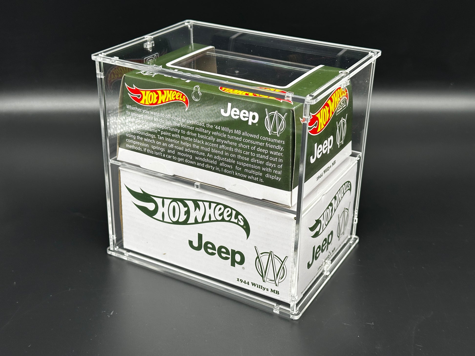 Hot Wheels RLC Big Box 2-Tier Diecast Acrylic Display