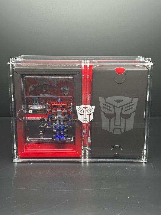 Hot Wheels Transformers RLC Optimus Prime Folding Acrylic Display