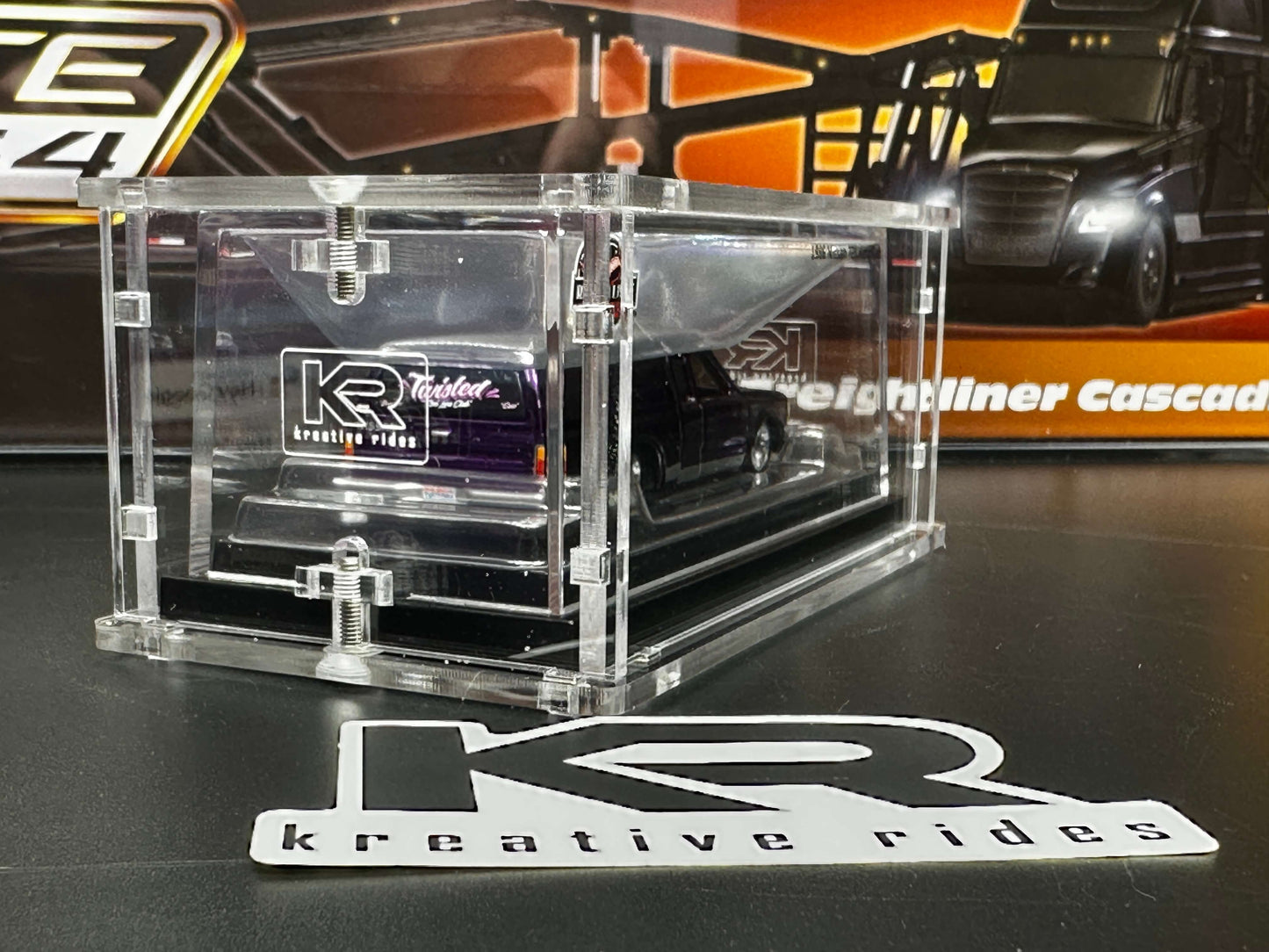3 Pack Bundle of Hot Wheels RLC Small Box 1-Tier Diecast Acrylic Display *Stackable*