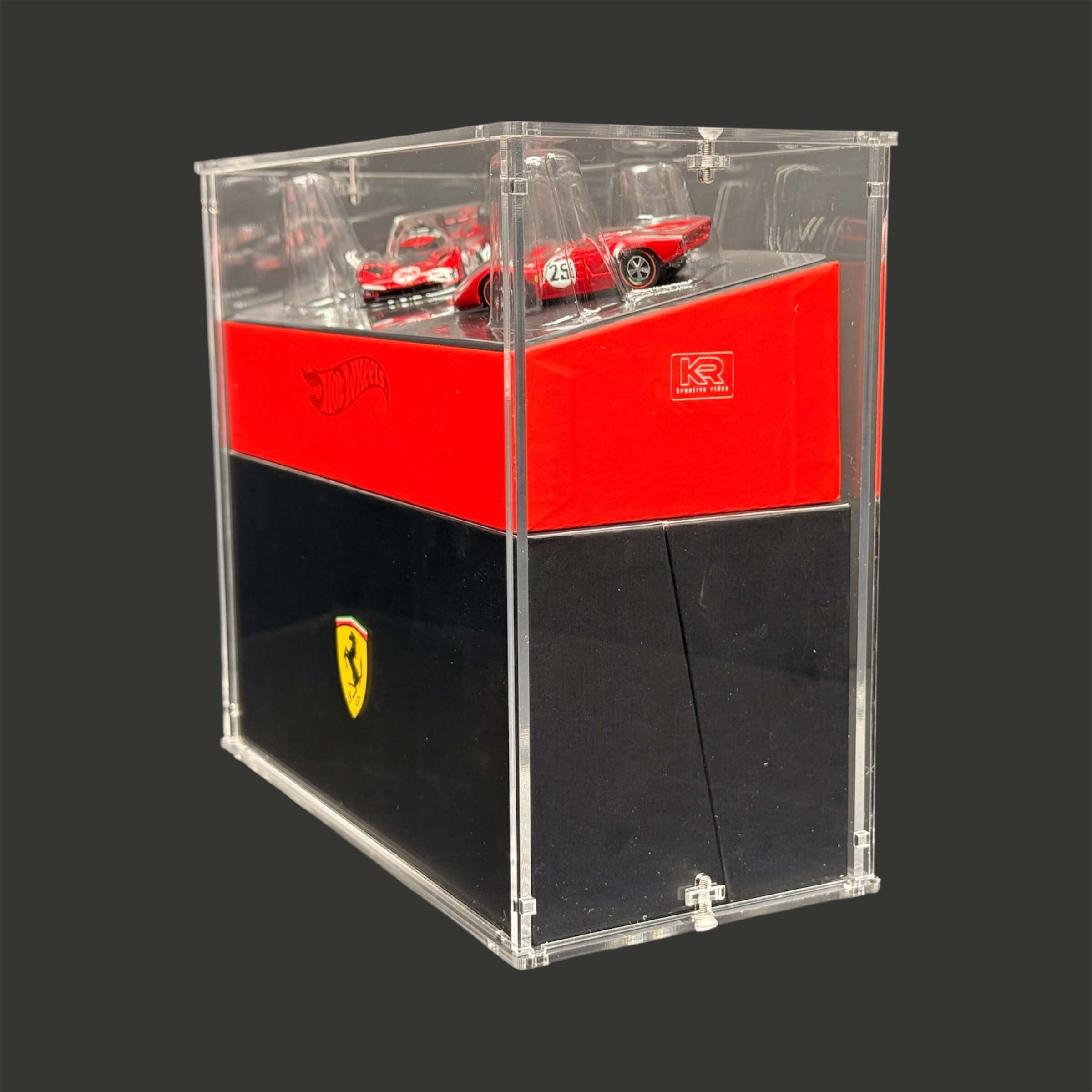 Hot Wheels x Ferrari Heritage Set Display Case | Premium Acrylic