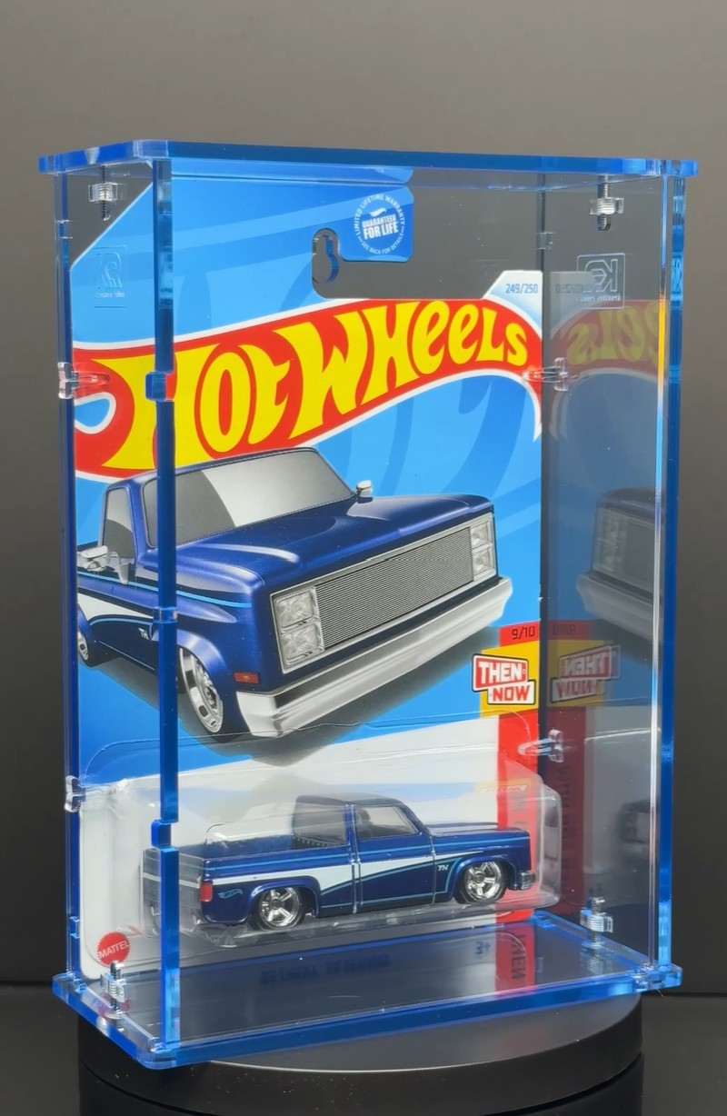 Blue Edge Glow Hot Wheels RLC Mainline Matchbox Car Tuned
