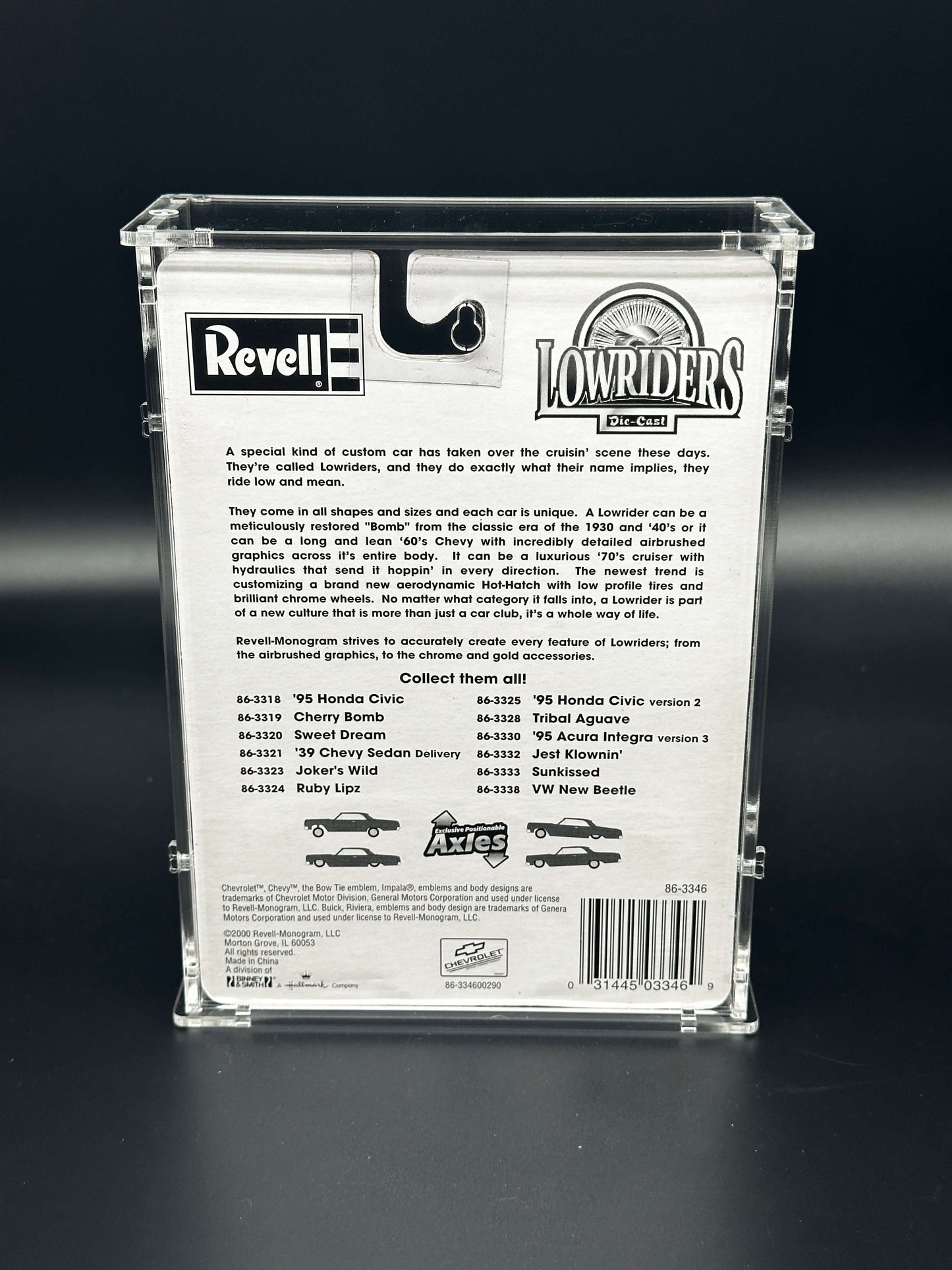 Box Style Acrylic Display for Revell Diecast